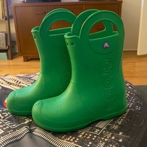 Crocs rain boots for kids - size 13